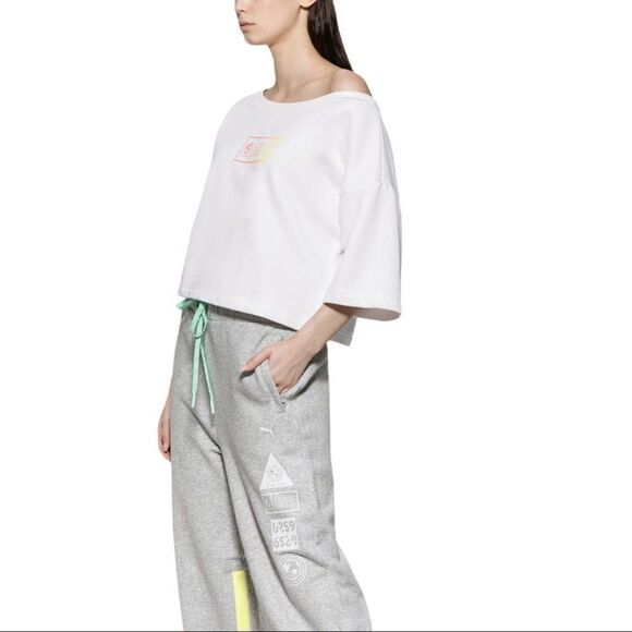 Puma Selena‎ Gomez Sweatshirt Crop Top Performance - Picture 5 of 6